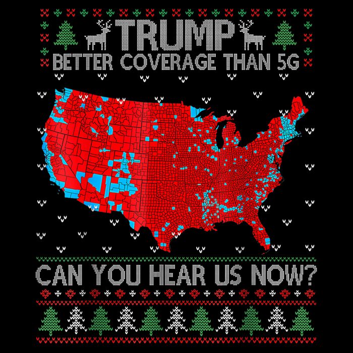 Trump Better Coverage Than 5g Can You Hear Us Now Sweater Tote Bag