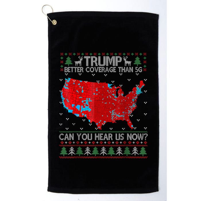 Trump Better Coverage Than 5g Can You Hear Us Now Sweater Golf Towel