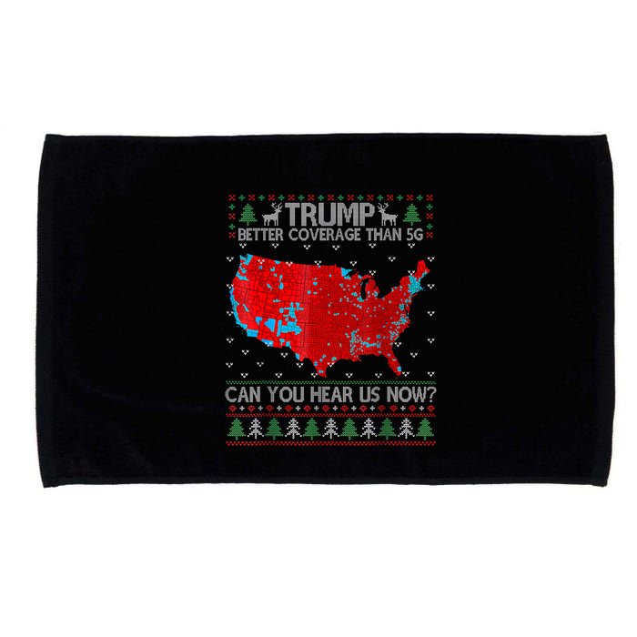 Trump Better Coverage Than 5g Can You Hear Us Now Sweater Microfiber Hand Towel