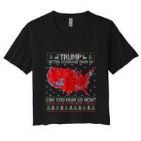 Trump Better Coverage Than 5g Can You Hear Us Now Sweater Crop Top