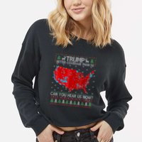 Trump Better Coverage Than 5g Can You Hear Us Now Sweater Cropped Pullover Crew
