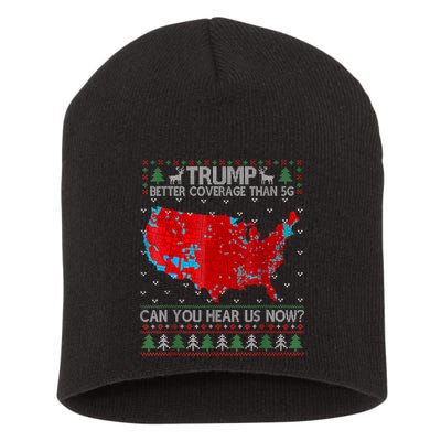 Trump Better Coverage Than 5g Can You Hear Us Now Sweater Short Acrylic Beanie