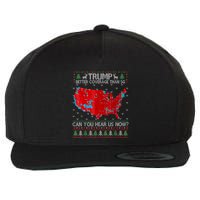 Trump Better Coverage Than 5g Can You Hear Us Now Sweater Wool Snapback Cap