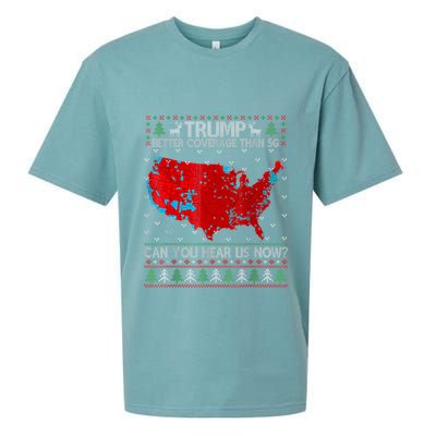 Trump Better Coverage Than 5g Can You Hear Us Now Sweater Sueded Cloud Jersey T-Shirt