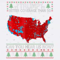 Trump Better Coverage Than 5g Can You Hear Us Now Sweater Garment-Dyed Sweatshirt