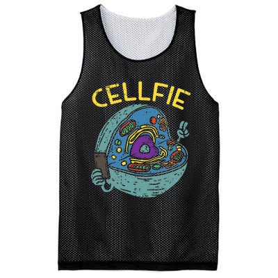 Teaching Biology Cell Science Teacher Funny Quote Mesh Reversible Basketball Jersey Tank