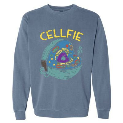 Teaching Biology Cell Science Teacher Funny Quote Garment-Dyed Sweatshirt