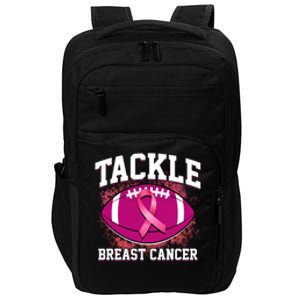 Tackle Breast Cancer Ribbon Football Impact Tech Backpack