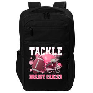 Tackle Breast Cancer Awareness Pink Football Helmet Impact Tech Backpack