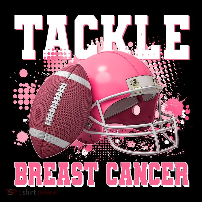 Tackle Breast Cancer Awareness Pink Football Helmet Wool Snapback Cap
