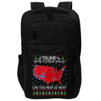 Trump Better Coverage Than 5g Ugly Christmas Sweater Xmas Impact Tech Backpack