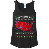 Trump Better Coverage Than 5g Ugly Christmas Sweater Xmas Ladies Essential Tank