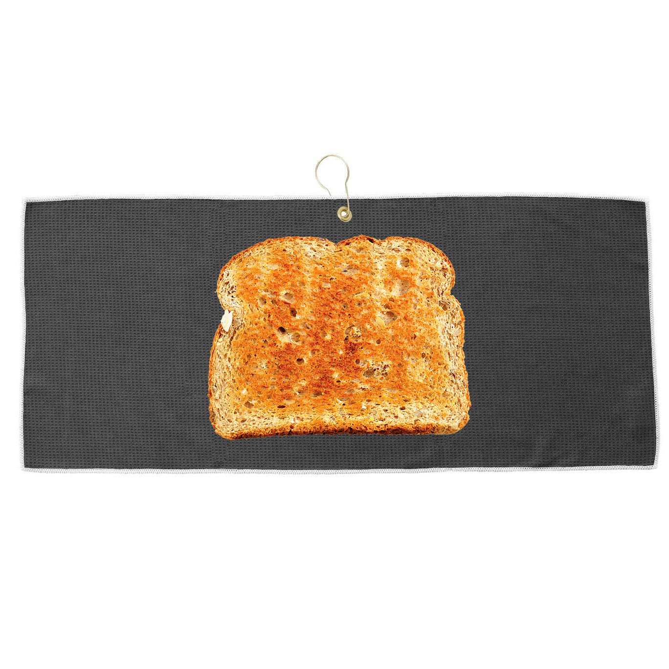 Toast Bread Costume  Funny halloween Large Microfiber Waffle Golf Towel