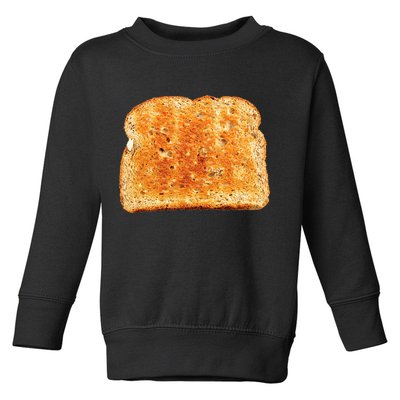 Toast Bread Costume  Funny halloween Toddler Sweatshirt