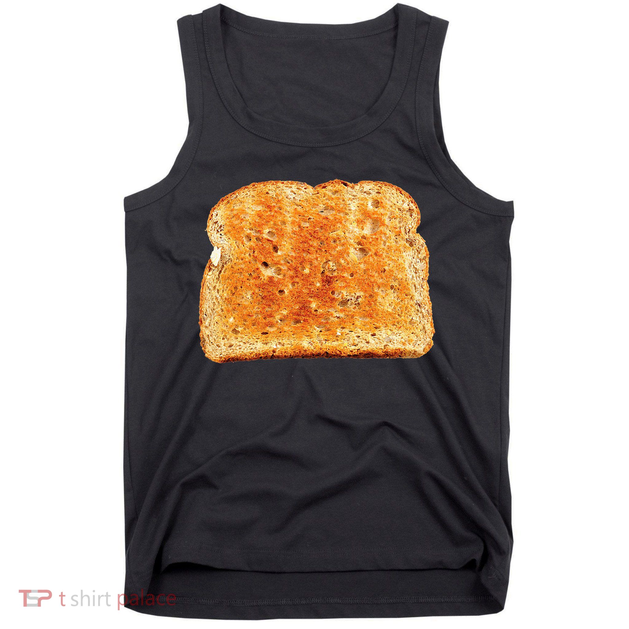 Toast Bread Costume  Funny halloween Tank Top
