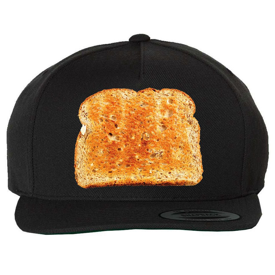 Toast Bread Costume  Funny halloween Wool Snapback Cap