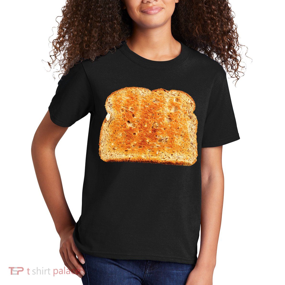 Toast Bread Costume  Funny halloween Kids T-Shirt
