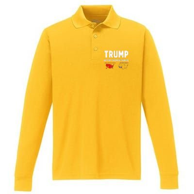 Trump Better Coverage Politics Performance Long Sleeve Polo