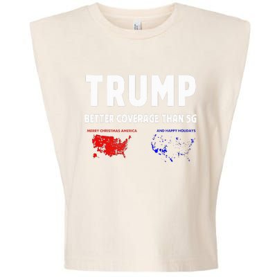 Trump Better Coverage Politics Garment-Dyed Women's Muscle Tee