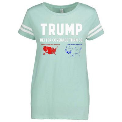 Trump Better Coverage Politics Enza Ladies Jersey Football T-Shirt