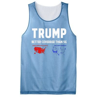 Trump Better Coverage Politics Mesh Reversible Basketball Jersey Tank