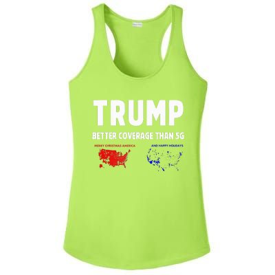 Trump Better Coverage Politics Ladies PosiCharge Competitor Racerback Tank