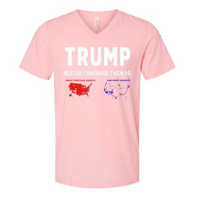 Trump Better Coverage Politics V-Neck T-Shirt