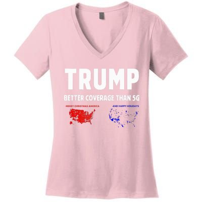 Trump Better Coverage Politics Women's V-Neck T-Shirt