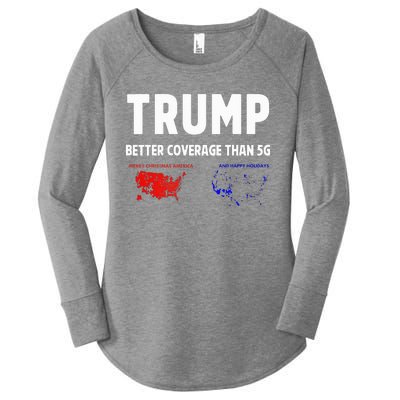 Trump Better Coverage Politics Women's Perfect Tri Tunic Long Sleeve Shirt