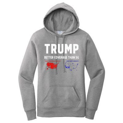 Trump Better Coverage Politics Women's Pullover Hoodie