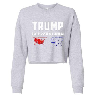 Trump Better Coverage Politics Cropped Pullover Crew