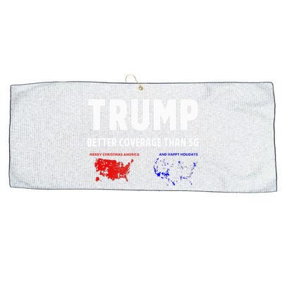 Trump Better Coverage Politics Large Microfiber Waffle Golf Towel