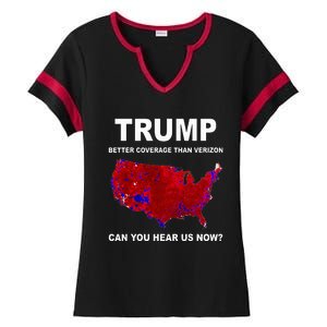 Trump Better Coverage Politics Ladies Halftime Notch Neck Tee