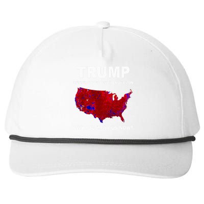 Trump Better Coverage Politics Snapback Five-Panel Rope Hat