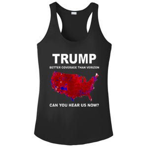 Trump Better Coverage Politics Ladies PosiCharge Competitor Racerback Tank