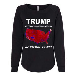 Trump Better Coverage Politics Womens California Wash Sweatshirt