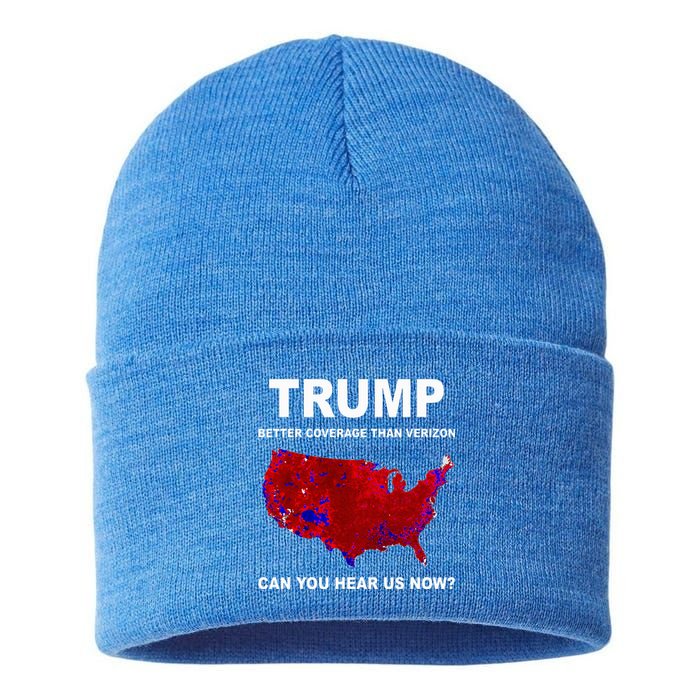 Trump Better Coverage Politics Sustainable Knit Beanie