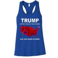 Trump Better Coverage Politics Women's Racerback Tank