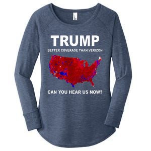 Trump Better Coverage Politics Women's Perfect Tri Tunic Long Sleeve Shirt