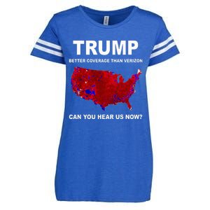 Trump Better Coverage Politics Enza Ladies Jersey Football T-Shirt