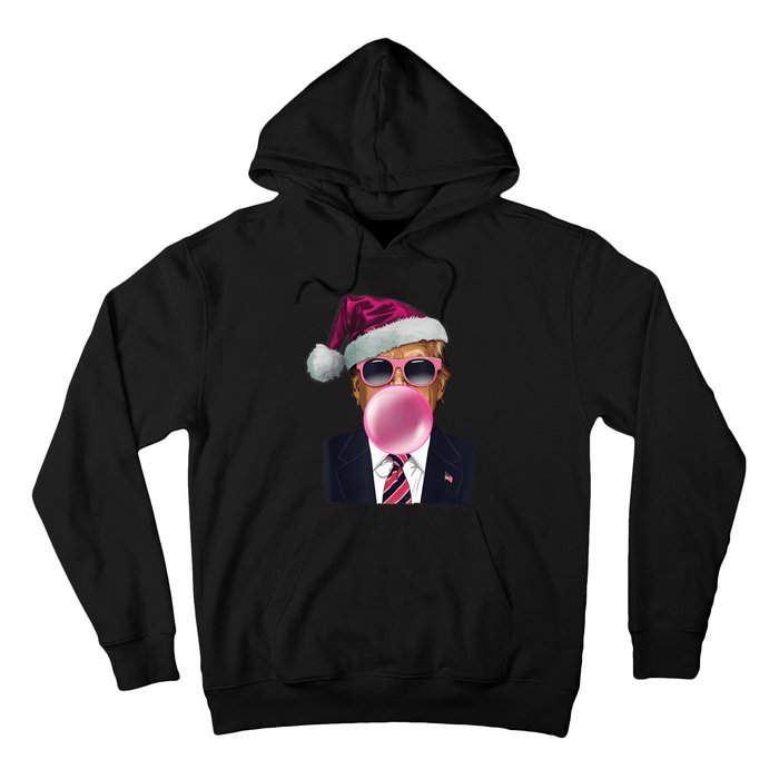 Trump Blowing Christmas Trump Hoodie