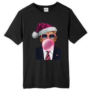 Trump Blowing Christmas Trump Tall Fusion ChromaSoft Performance T-Shirt