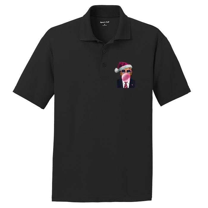 Trump Blowing Christmas Trump PosiCharge RacerMesh Polo