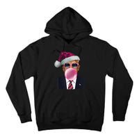 Trump Blowing Christmas Trump Tall Hoodie