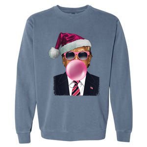 Trump Blowing Christmas Trump Garment-Dyed Sweatshirt