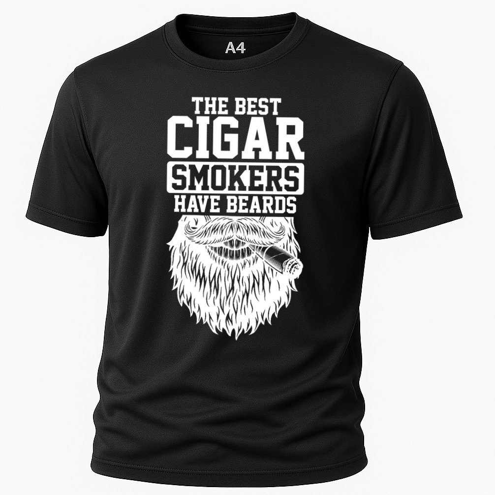 The Best Cigar Smokers Have Beards Cigar Smoker Cooling Performance Crew T-Shirt