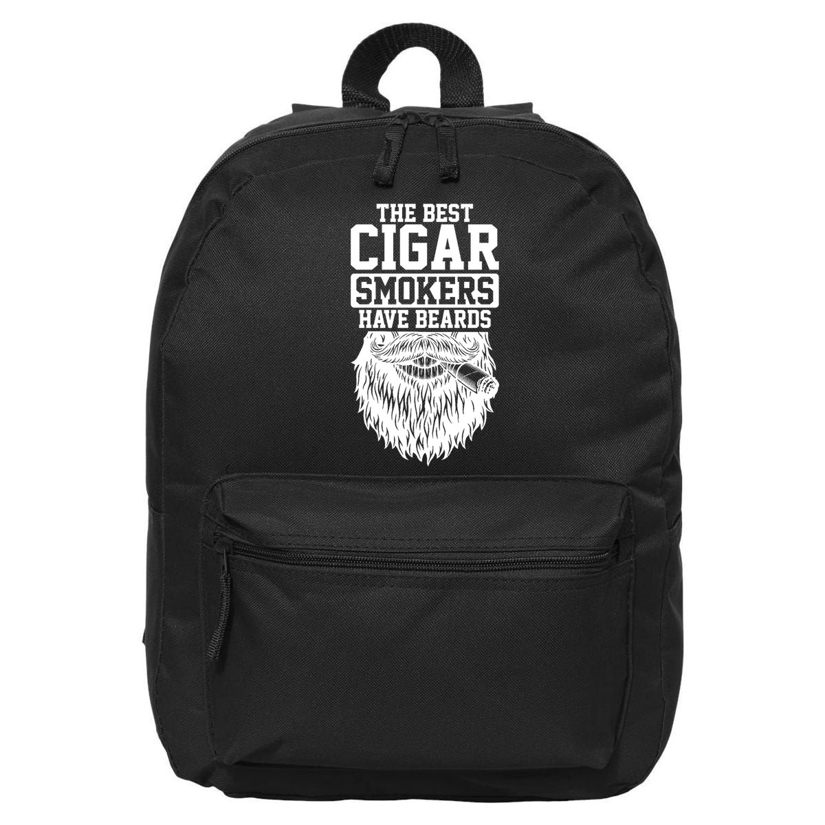 The Best Cigar Smokers Have Beards Cigar Smoker 16 in Basic Backpack