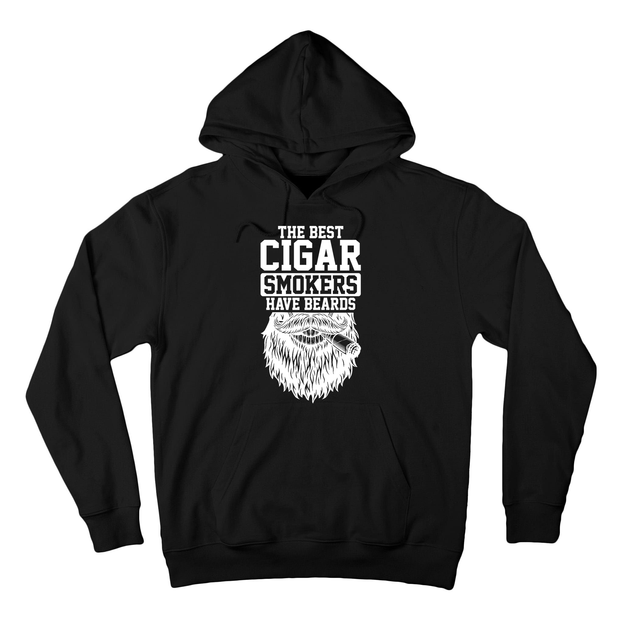 The Best Cigar Smokers Have Beards Cigar Smoker Tall Hoodie