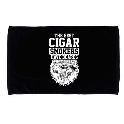 The Best Cigar Smokers Have Beards Cigar Smoker Microfiber Hand Towel