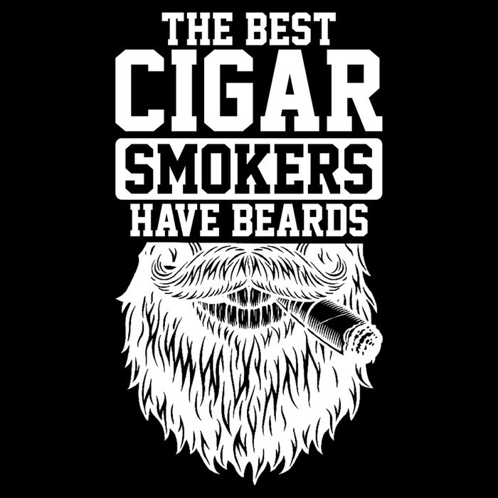 The Best Cigar Smokers Have Beards Cigar Smoker Wool Snapback Cap